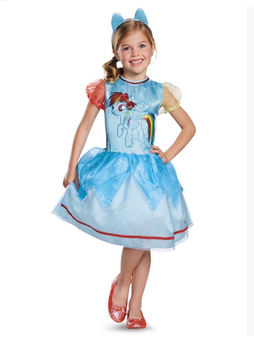 My Little Pony Rainbow Dash Costume dress NEW XS 3T-4T Halloween Dress Up